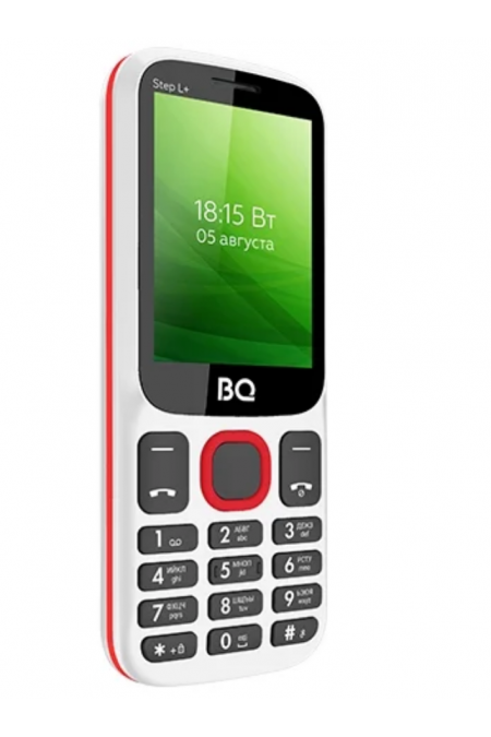 Телефон BQ 2440 Step L+ White/Red (белый/красный) 2
