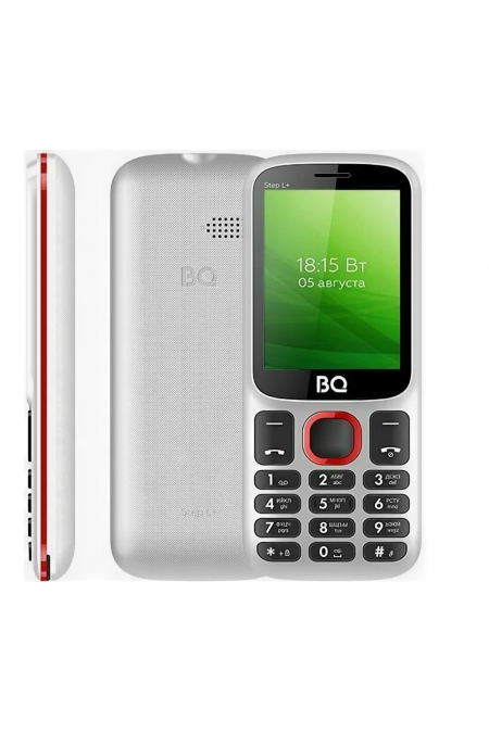 Телефон BQ 2440 Step L+ White/Red (белый/красный) 3