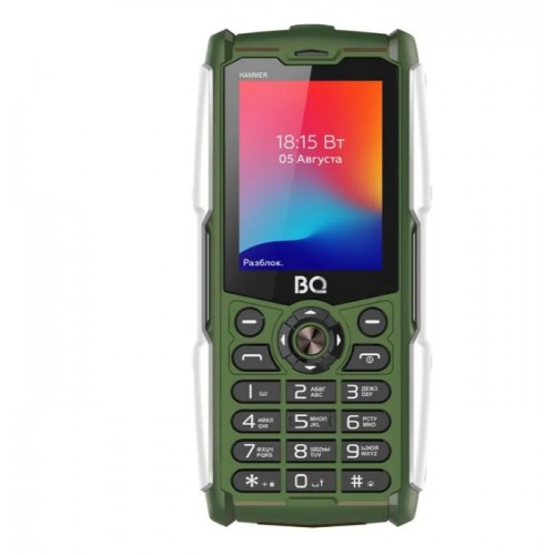 Телефон BQ 2449 Hammer Green (зеленый) 1