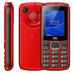 Телефон BQ 2452 Energy Black/Red (черный/красный)