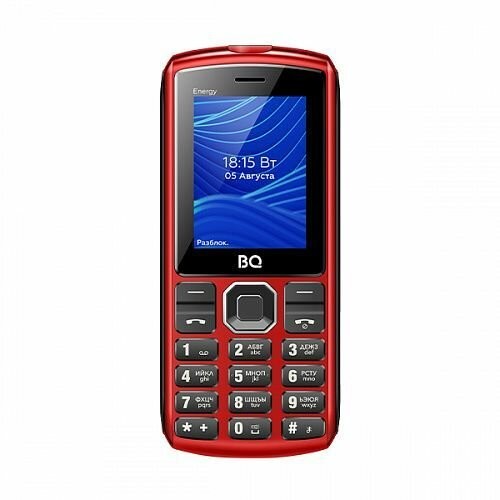 Телефон BQ 2452 Energy Black/Red (черный/красный) 1
