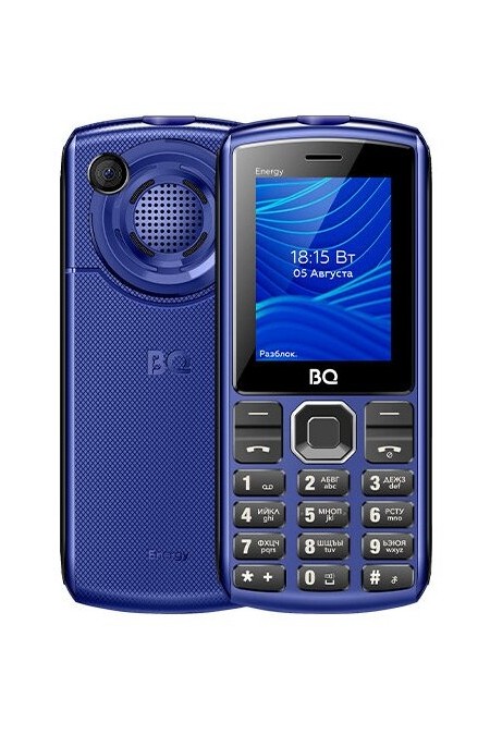 Телефон BQ 2452 Energy Blue/Black (синий/черный) 
