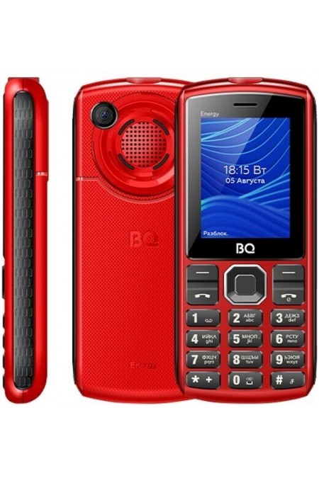 Телефон BQ 2452 Energy Red/Black (красный/черный) 