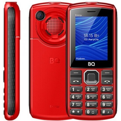 Телефон BQ 2452 Energy Red/Black (красный/черный) 