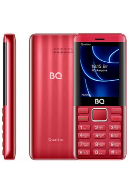Телефон BQ 2453 Quattro Red (красный) 