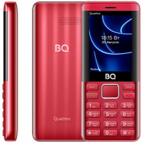 Телефон BQ 2453 Quattro Red (красный) 