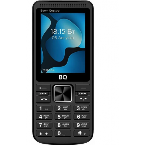 Телефон BQ 2455 Boom Quattro Black (черный) 8