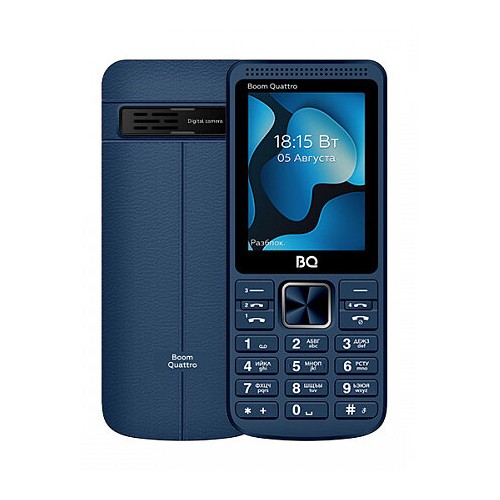 Телефон BQ 2455 Boom Quattro Blue (голубой) 