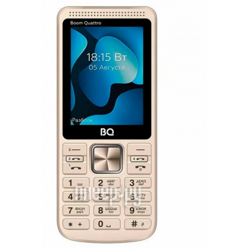 Телефон BQ 2455 Boom Quattro Gold (золотой) 8