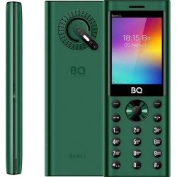 Телефон BQ 2458 Barrel L Green/Black (зеленый/черный)