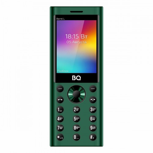 Телефон BQ 2458 Barrel L Green/Black (зеленый/черный) 3