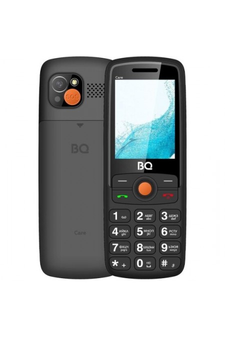 Телефон BQ 2459 Care Black (черный) 