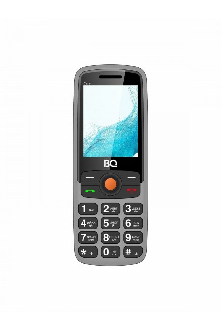 Телефон BQ 2459 Care Grey (серый) 
