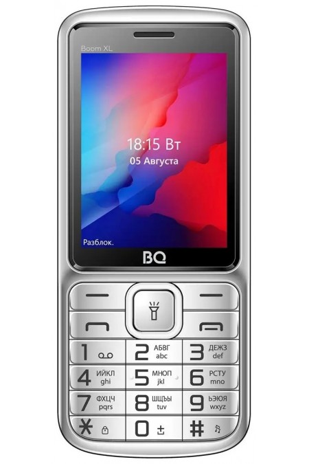 Телефон BQ 2810 BOOM XL Silver (серебристый) 1