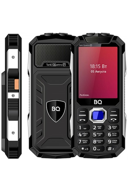 Телефон BQ 2817 Tank Quattro Power Black (черный) 