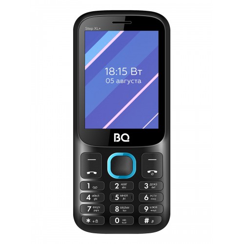 Телефон BQ 2820 Step XL+ Black/Blue (черный/синий) 