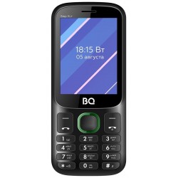 Телефон BQ 2820 Step XL+ Black/Green (черный/зеленый)