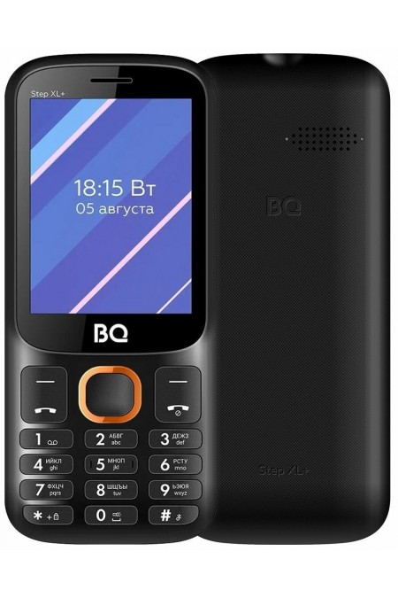 Телефон BQ 2820 Step XL+ Black/Orange (черный/оранжевый) 