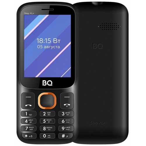 Телефон BQ 2820 Step XL+ Black/Orange (черный/оранжевый) 