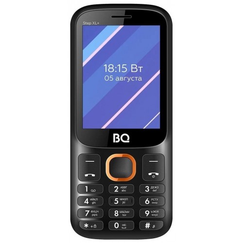 Телефон BQ 2820 Step XL+ Black/Orange (черный/оранжевый) 