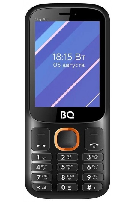 Телефон BQ 2820 Step XL+ Black/Orange (черный/оранжевый) 1