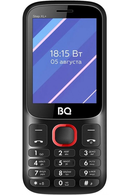 Телефон BQ 2820 Step XL+ Black/Red (черный/красный) 4