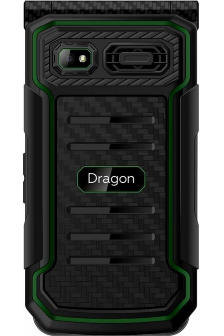 Телефон BQ 2822 Dragon Black/Green (зеленый/черный) 3