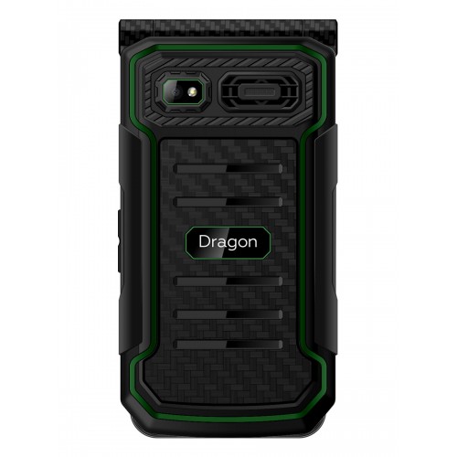 Телефон BQ 2822 Dragon Black/Green (зеленый/черный) 5