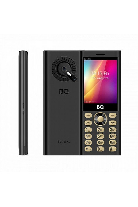 Телефон BQ 2832 Barrel XL Black/Gold (черный/золотой) 1