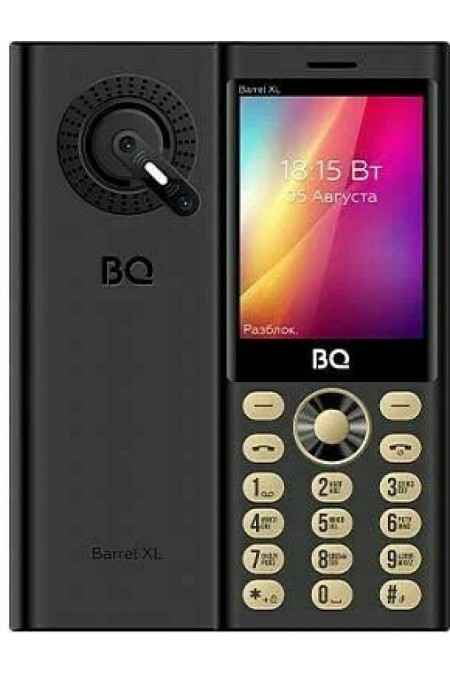 Телефон BQ 2832 Barrel XL Black/Gold (черный/золотой) 