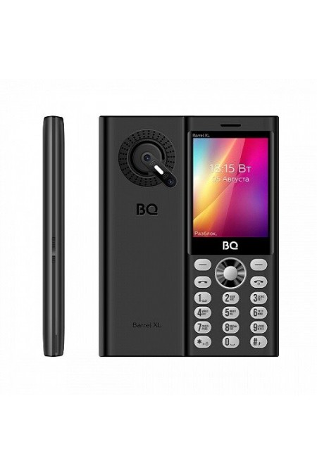 Телефон BQ 2832 Barrel XL Black/Silver (черный/серебристый) 