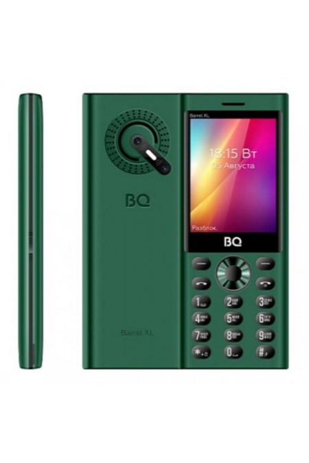 Телефон BQ 2832 Barrel XL Green/Black (зеленый/черный) 