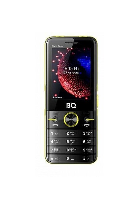 Телефон BQ 2842 Disco Boom Black/Yellow (черный/желтый) 1