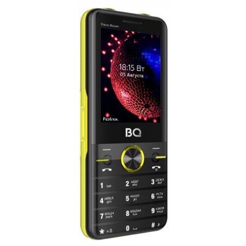 Телефон BQ 2842 Disco Boom Black/Yellow (черный/желтый) 2
