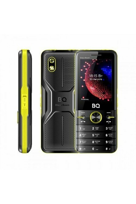Телефон BQ 2842 Disco Boom Black/Yellow (черный/желтый) 
