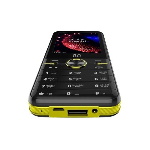 Телефон BQ 2842 Disco Boom Black/Yellow (черный/желтый) 3