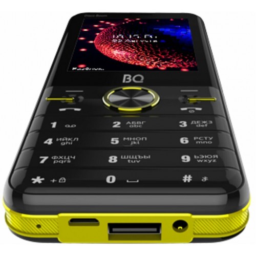 Телефон BQ 2842 Disco Boom Black/Yellow (черный/желтый) 5