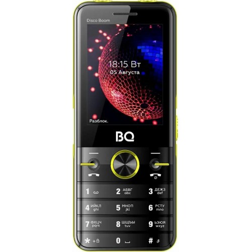 Телефон BQ 2842 Disco Boom Black/Yellow (черный/желтый) 6