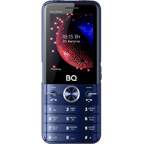 Телефон BQ 2842 Disco Boom Blue/Black (синий/черный) 2