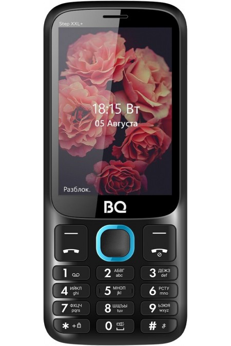 Телефон BQ 3590 Step XXL+ Black/Blue (черный/синий) 