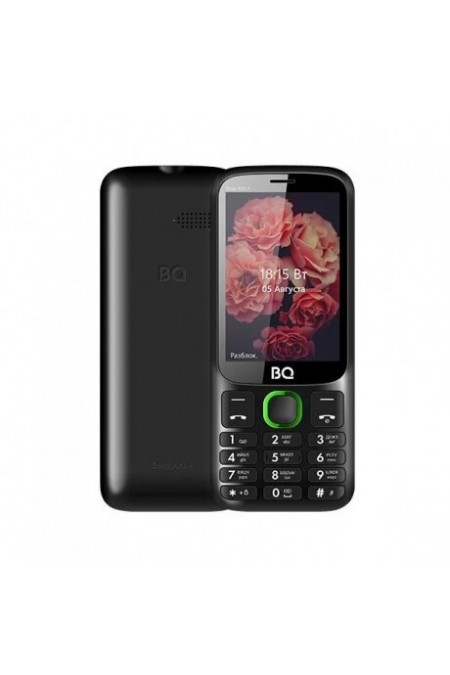 Телефон BQ 3590 Step XXL+ Black/Green (черный/зеленый) 