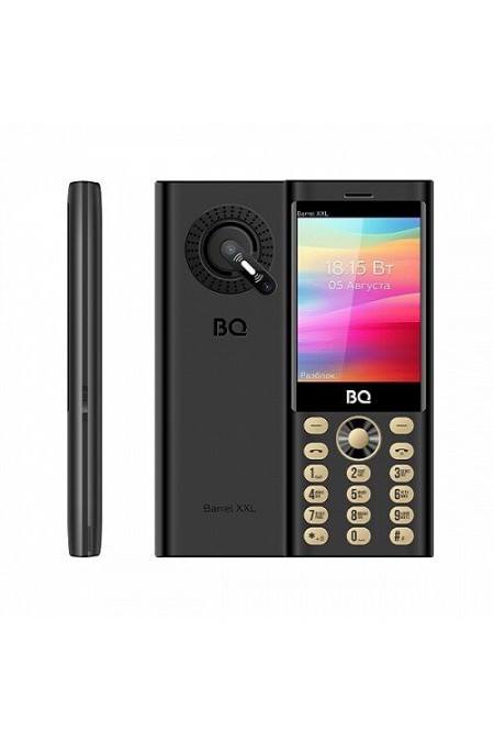 Телефон BQ 3598 Barrel XXL Black/Gold (черный/золотой) 