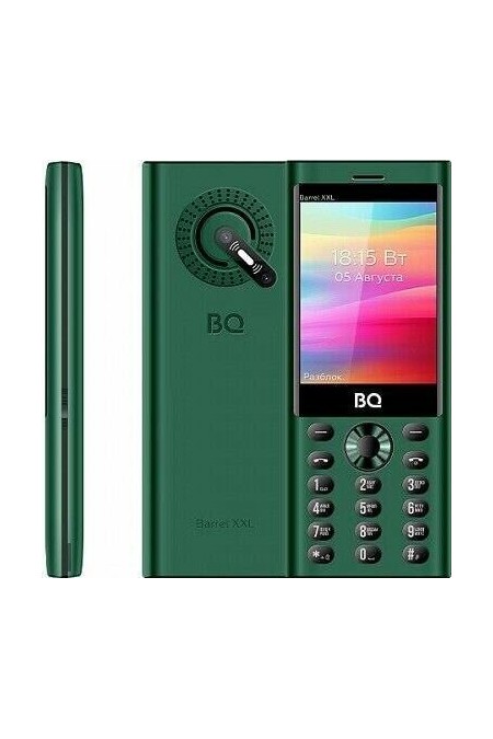 Телефон BQ 3598 Barrel XXL Green/Black (зеленый/черный) 