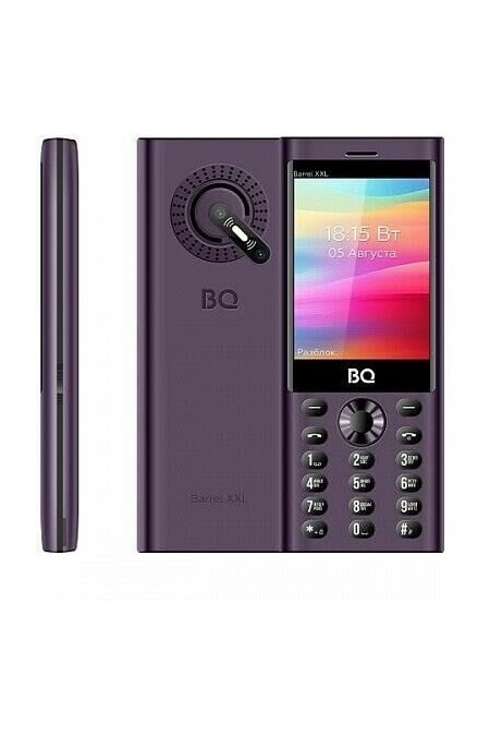 Телефон BQ 3598 Barrel XXL Purple/Black (фиолетовый) 1