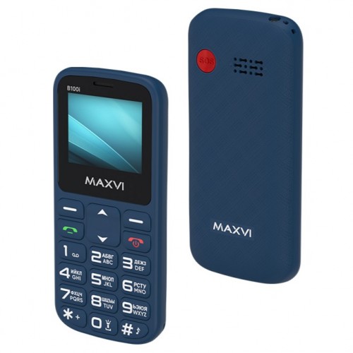 Телефон MAXVI B100i Blue (синий) 2