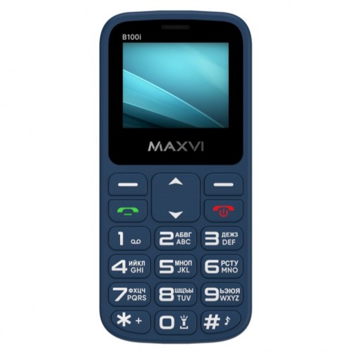 Телефон MAXVI B100i Blue (синий) 4