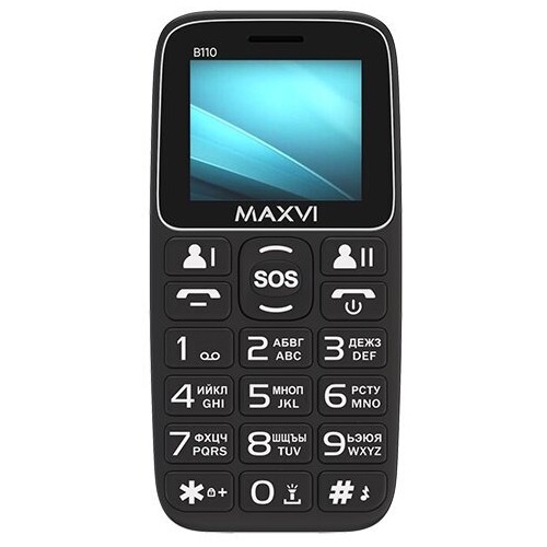 Телефон MAXVI B110 Black (черный) 5