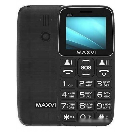 Телефон MAXVI B110 Black (черный) 