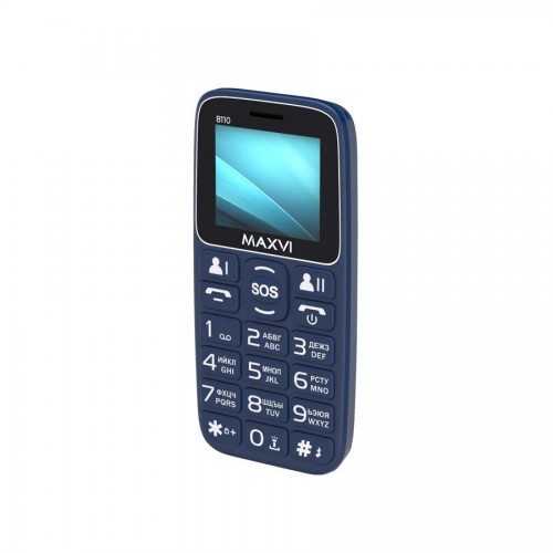 Телефон MAXVI B110 Blue (синий) 