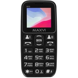 Телефон MAXVI B110ds Black (черный)